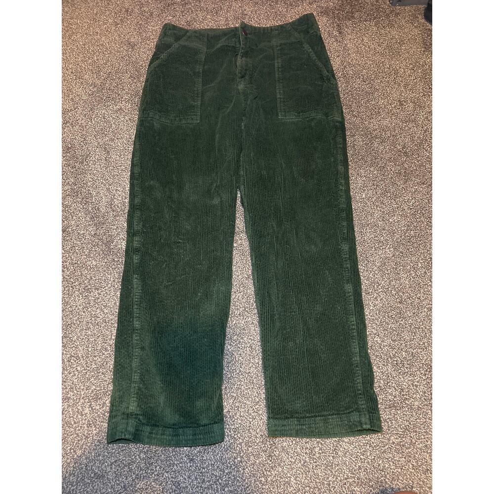 Pact Organic Cotton Emerald Green Corduroy Straight Leg
Pants Trousers xl
